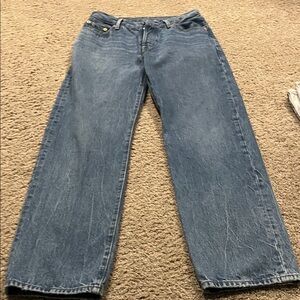 Levi's Blue Denim Jeans with Tan Label 90’s style